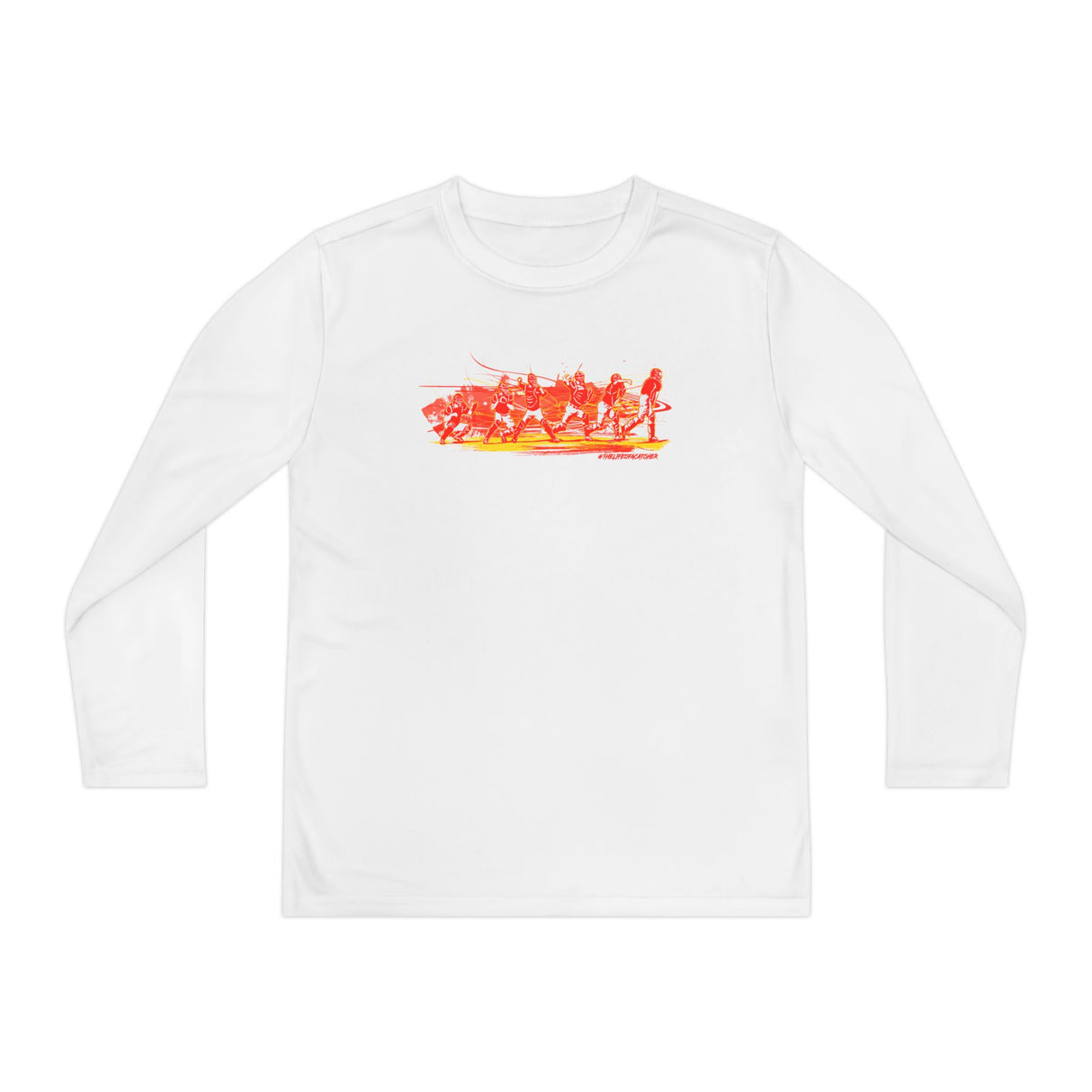 Flash Youth Long Sleeve T-Shirt white