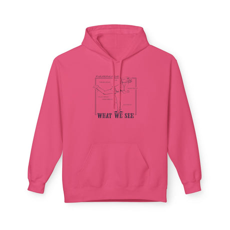 What We See Unisex Hoodie Pink Lemonade