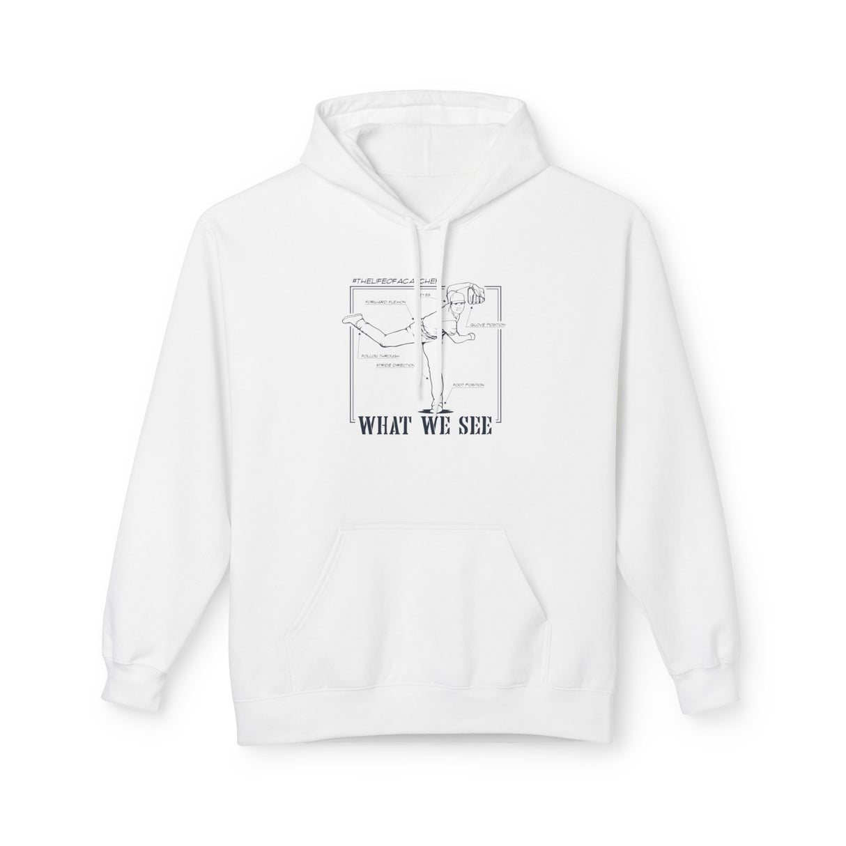 What We See Unisex Hoodie White