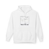 What We See Unisex Hoodie White