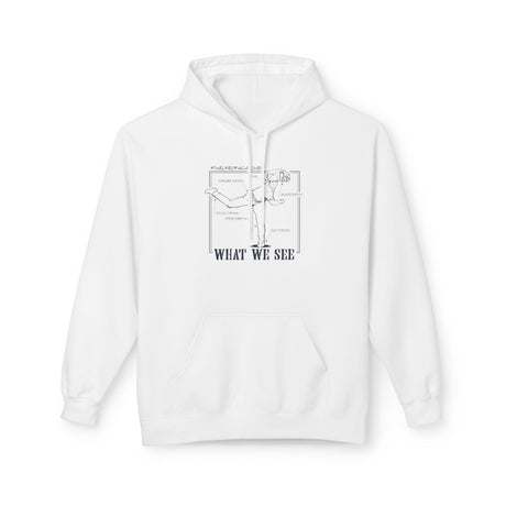 What We See Unisex Hoodie White