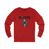 Blocking Machine Unisex Jersey Long Sleeve Tee - Red