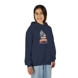american flag catcher hoodie navy
