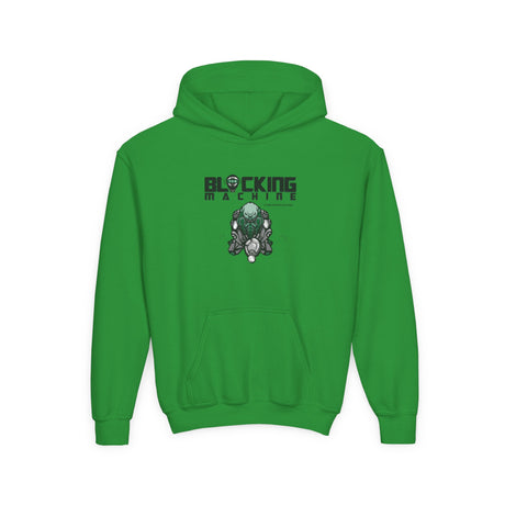 Blocking Machine Youth Hoodie green