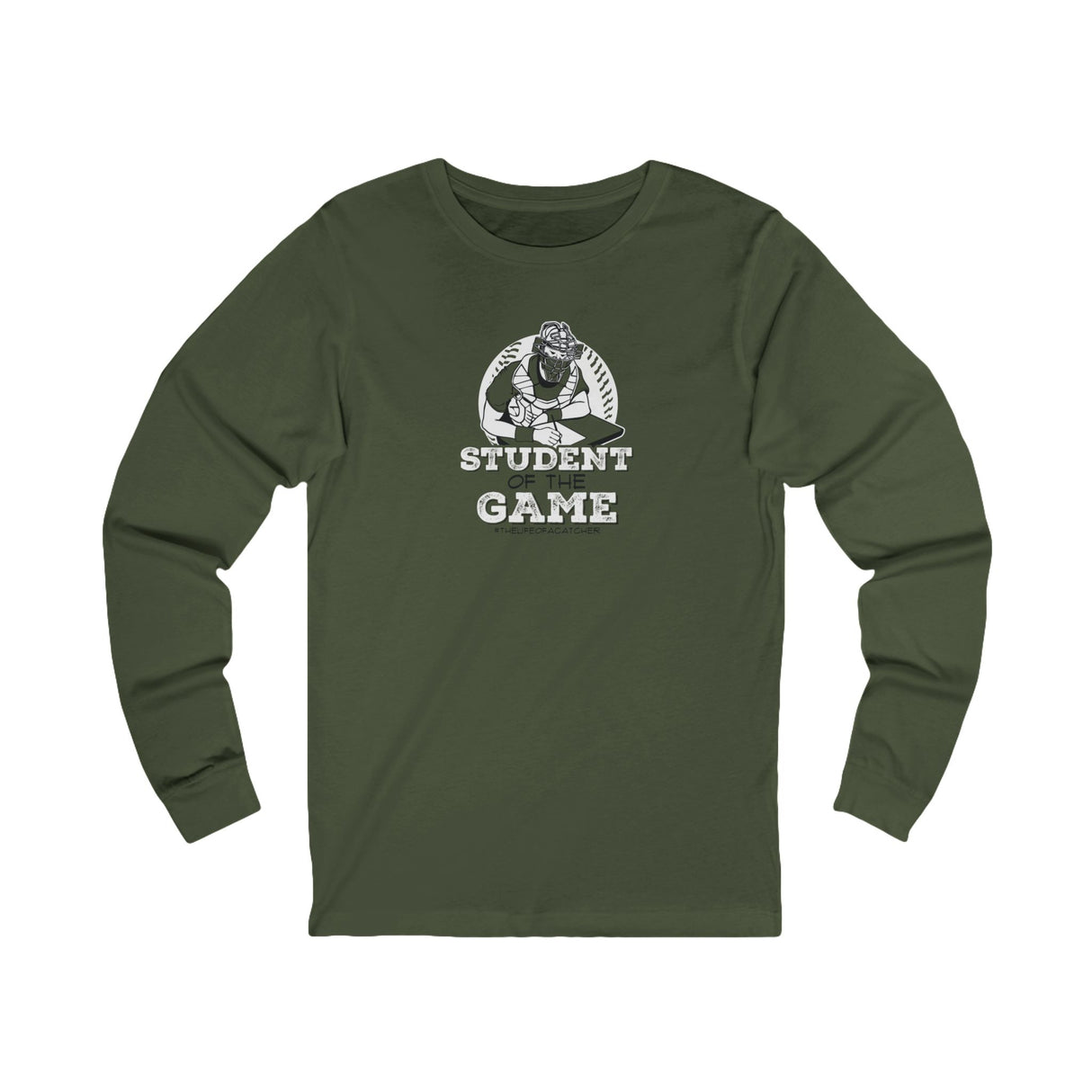 Student Of The Game Unisex Jersey Long Sleeve Tee military green