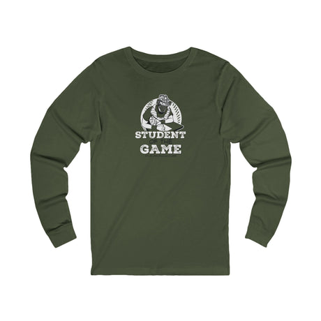 Student Of The Game Unisex Jersey Long Sleeve Tee military green
