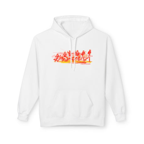 Flash Unisex Hoodie white