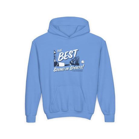 The Best Sound In Sports Youth Hoodie carolina blue