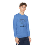 What We See Youth Long Sleeve T-Shirt Carolina Blue Front