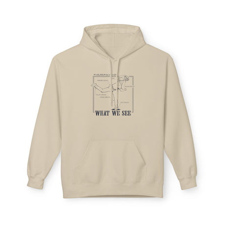 What We See Unisex Hoodie Stone