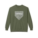 Confidence Unisex Sweatshirt - Military Green Front