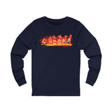 Flash Unisex Jersey Long Sleeve Tee navy