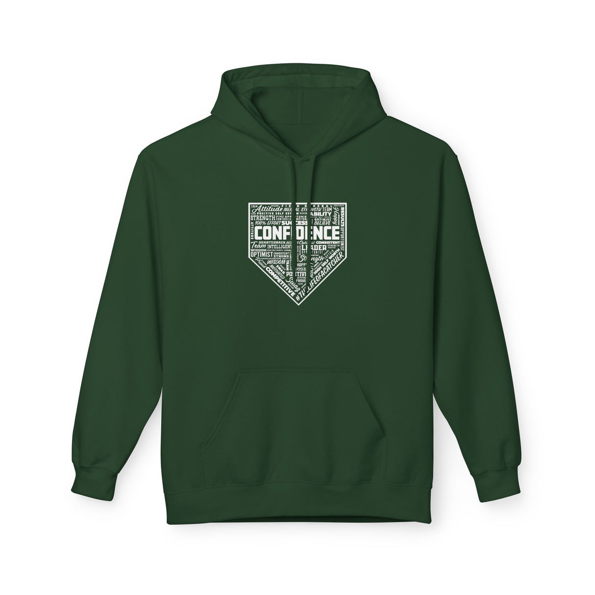 Confidence Unisex Hoodie - Forest Green