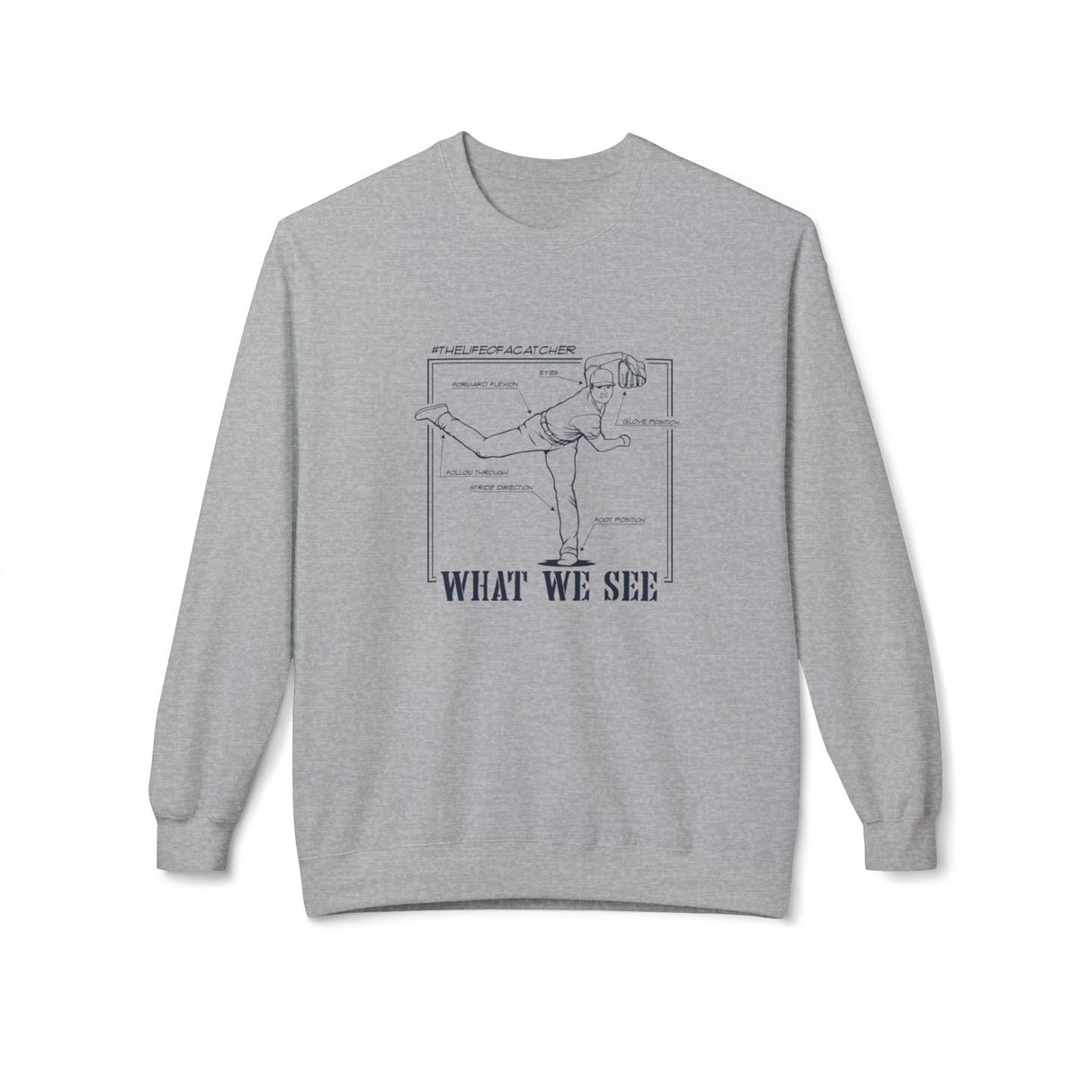 What We See Unisex Sweatshirt Sport Grey