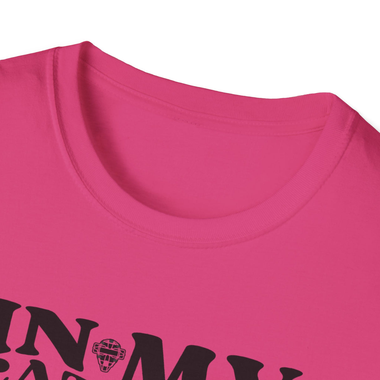In My Catcher Mom Era Unisex T-Shirt - Heliconia Collar