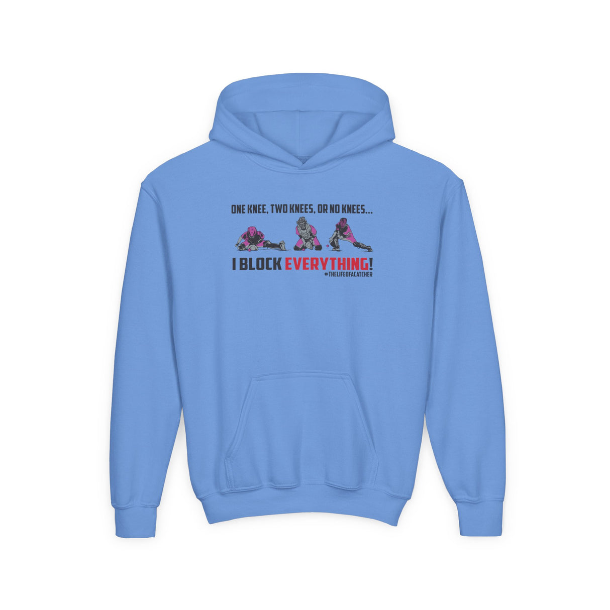 Knees Youth Hoodie carolina blue
