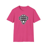 The Catching Guy Logo Mask Unisex T-Shirt - Heliconia