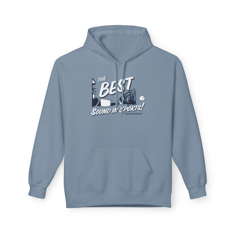 the best sound in sports hoodie stone blue