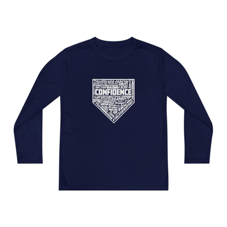 Confidence Youth Long Sleeve T-Shirt - Navy