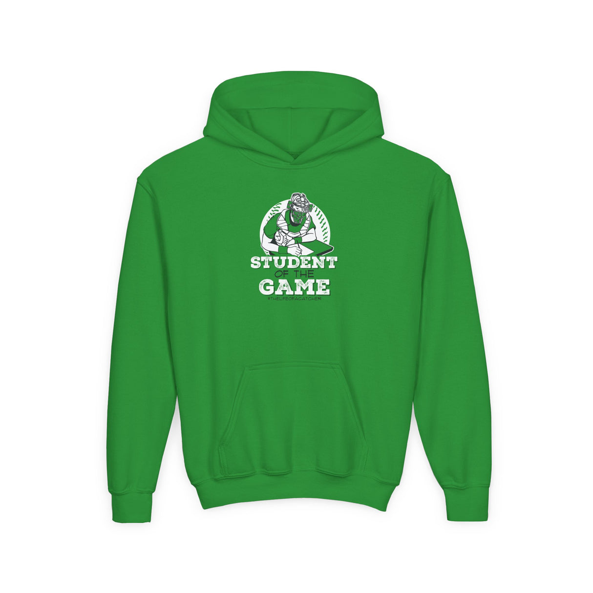 Student Of The Game Youth Hoodie kelly green