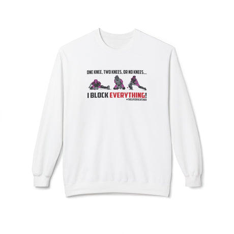 Knees Unisex Sweatshirt white