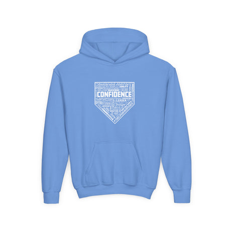 Confidence Youth Hoodie light blue
