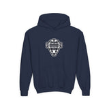 The Catching Guy Logo Mask Youth Hoodie navy