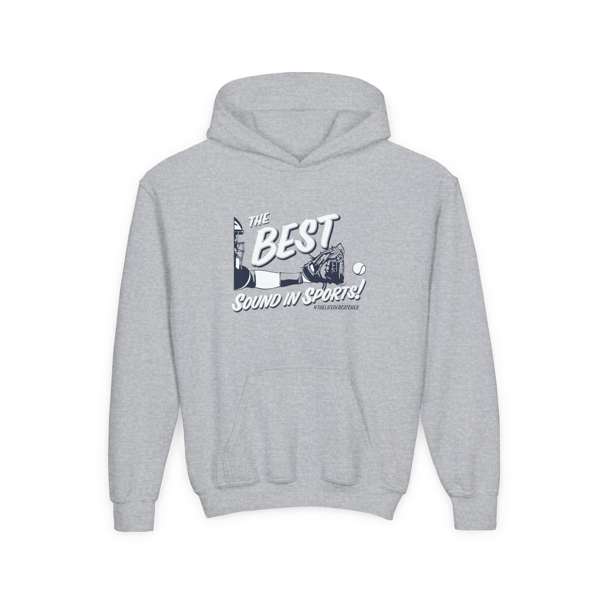 The Best Sound In Sports Youth Hoodie grey