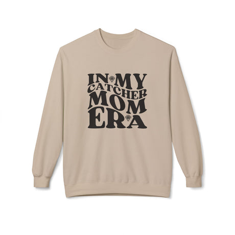 In My Catcher Mom Era Unisex Sweatshirt - Sand