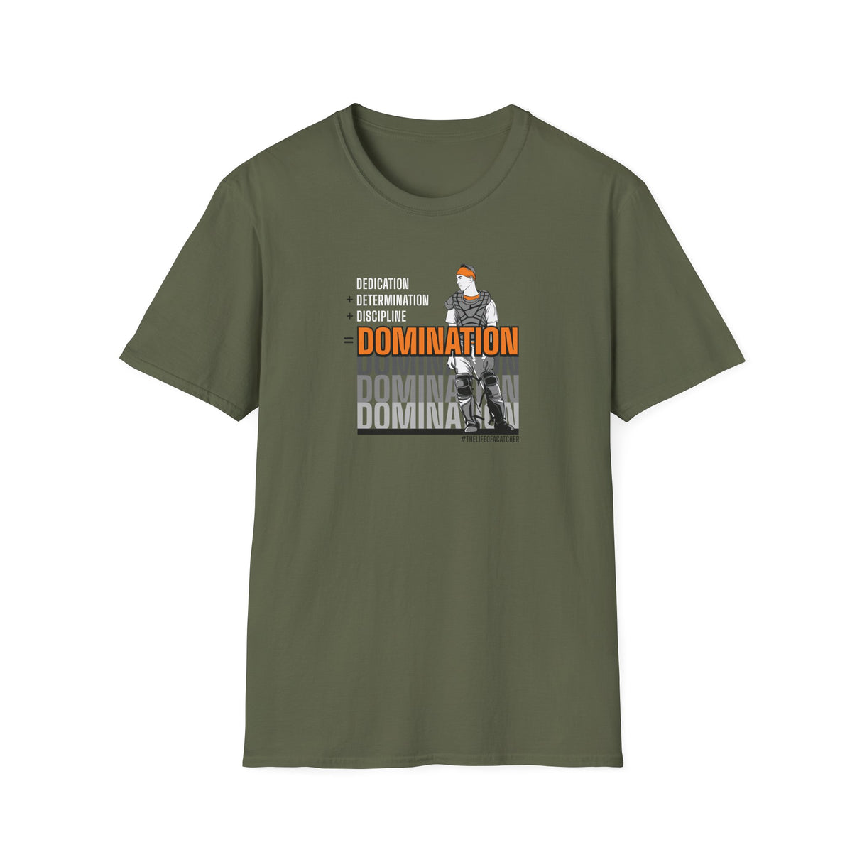 Domination Unisex T-Shirt military green
