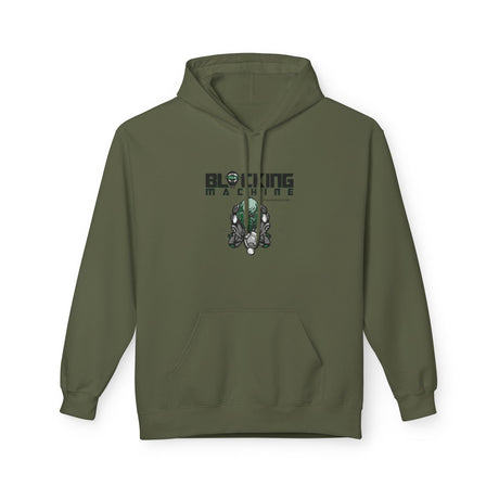 Blocking Machine Unisex Hoodie - Military Green
