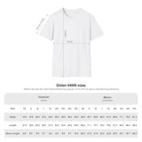 Domination Unisex T-Shirt size chart