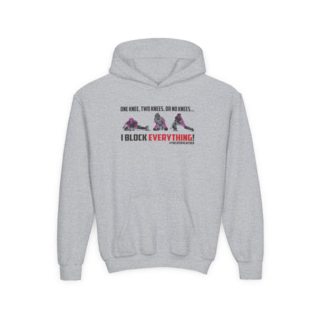 Knees Youth Hoodie grey