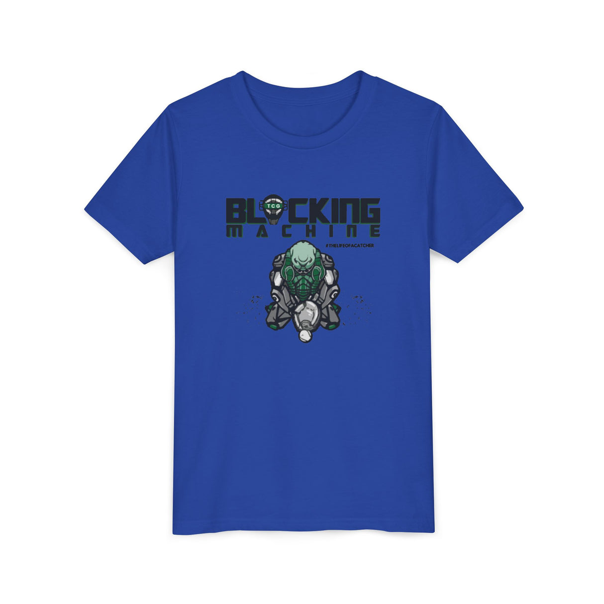 Blocking Machine Youth T-Shirt - Royal