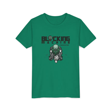 Blocking Machine Youth T-Shirt - Kelly Green