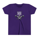 We Don't Skip Leg Day Youth T-Shirt - Team purple