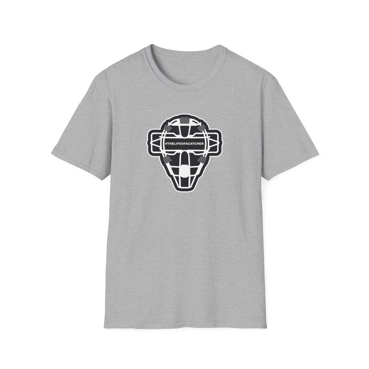 The Catching Guy Logo Mask Unisex T-Shirt - Sport Grey