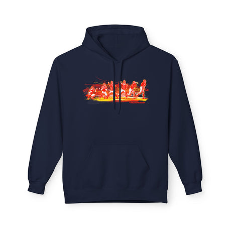 Flash Unisex Hoodie navy