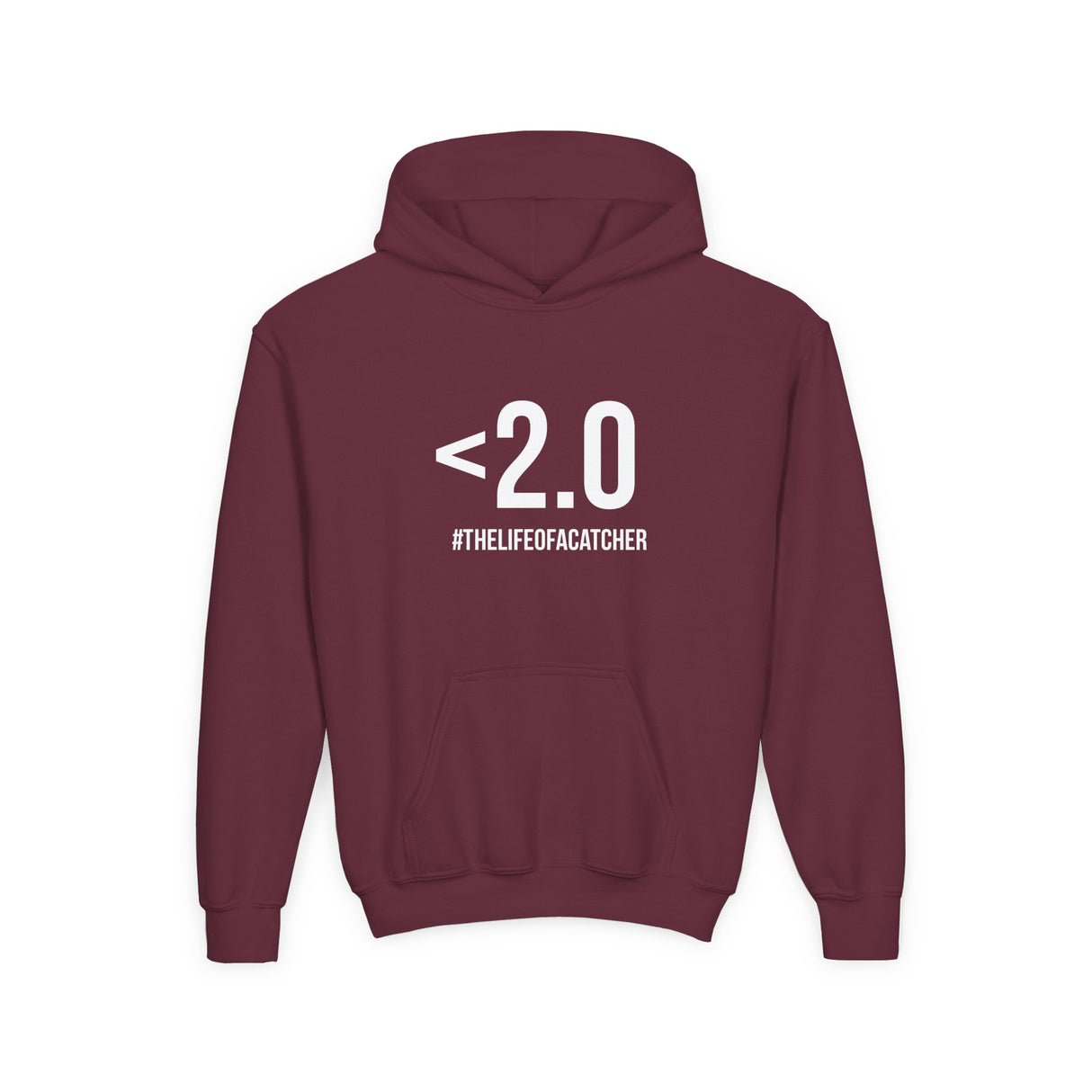 Drop Your Pop 2.0 Youth Hoodie Maroon