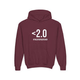Drop Your Pop 2.0 Youth Hoodie Maroon