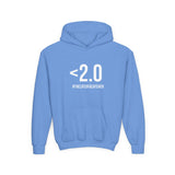 Drop Your Pop 2.0 Youth Hoodie Carolina Blue