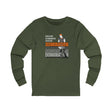 Domination Unisex Jersey Long Sleeve Tee military green