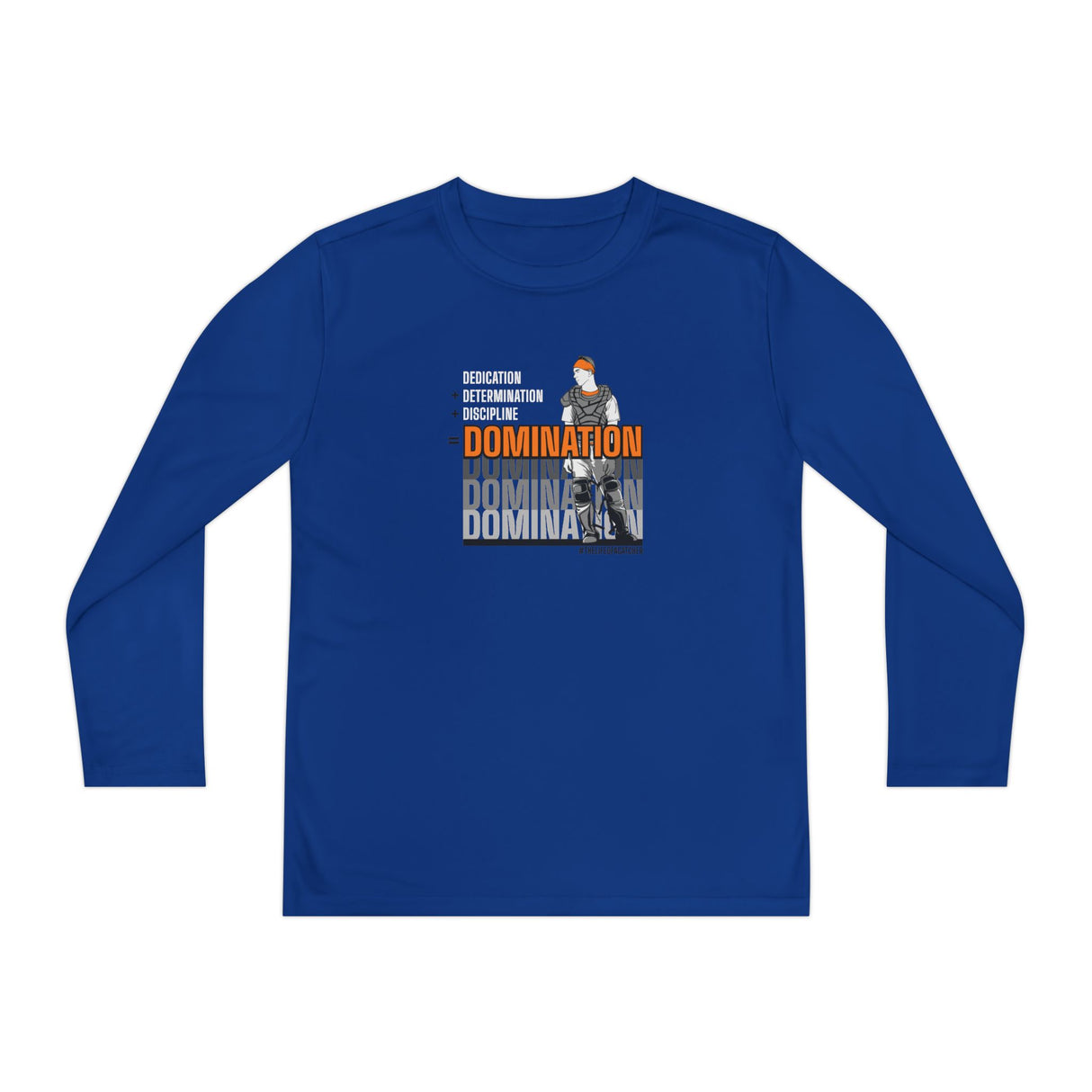 Domination Youth Long Sleeve T-Shirt royal