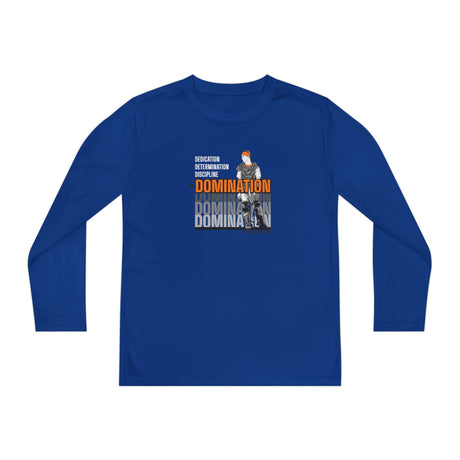 Domination Youth Long Sleeve T-Shirt royal