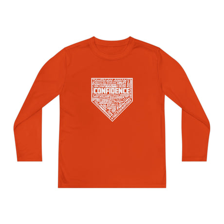Confidence Youth Long Sleeve T-Shirt - Orange
