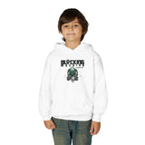 Blocking Machine Youth Hoodie white