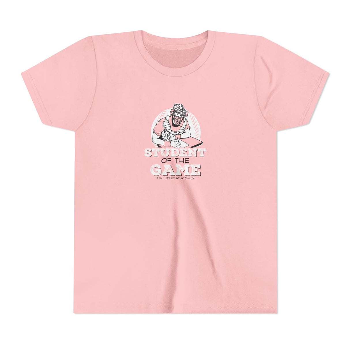 Student Of The Game Youth T-Shirt light pink