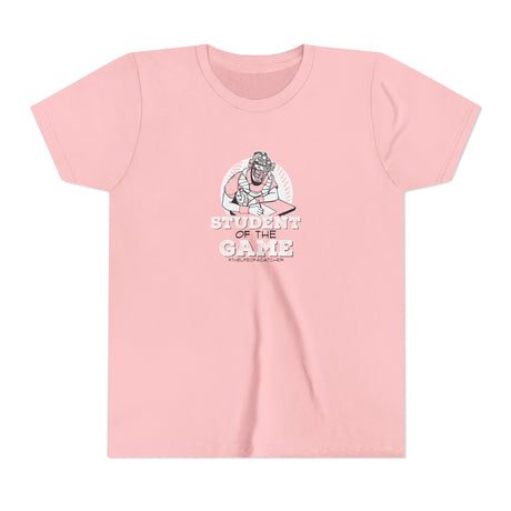Student Of The Game Youth T-Shirt light pink