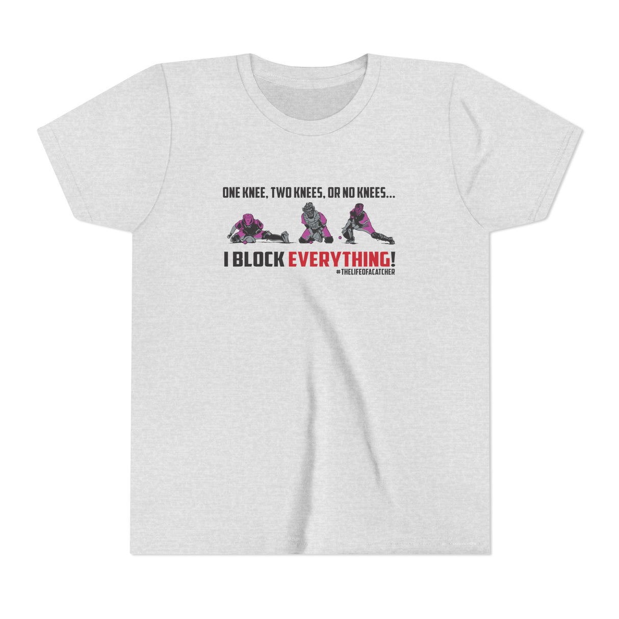 Knees Youth T-Shirt ash