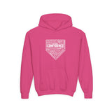 Confidence Youth Hoodie pink